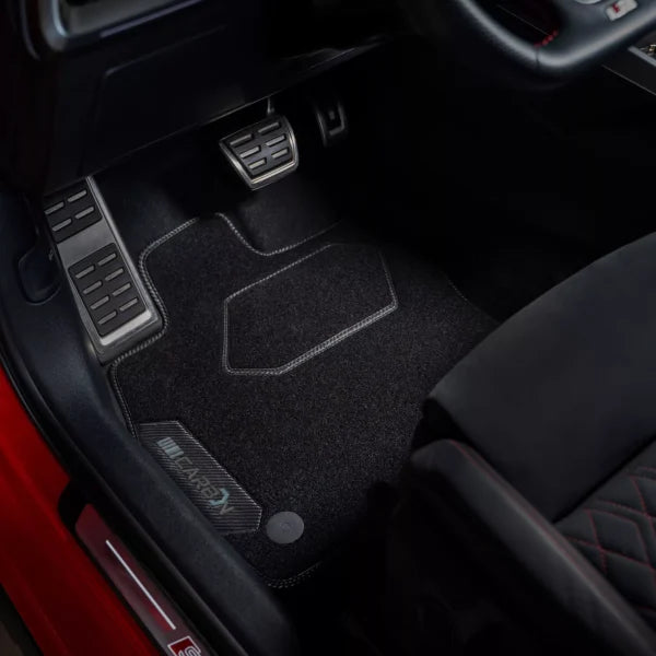 Tapis en velours de la série CarbonBlack™ pour Peugeot 208 2012-2019