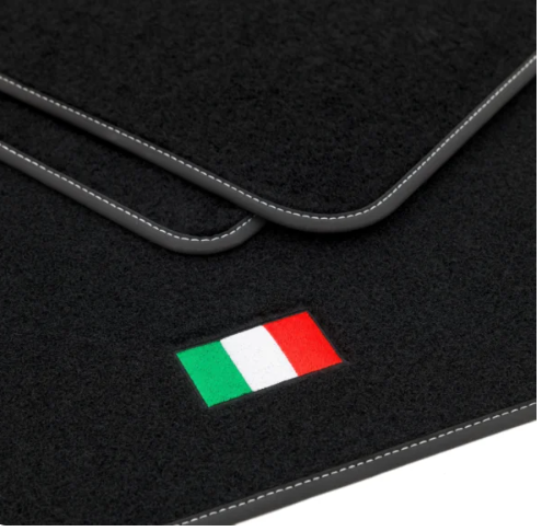 Tapis de sol velours pour Fiat 500 (2007-2012) - Premium tapis de