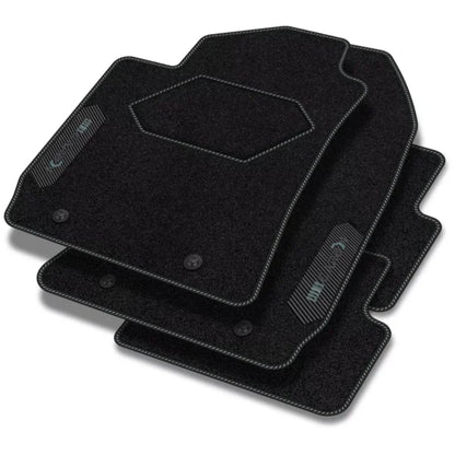 Tapis en velours de la série CarbonBlack™ pour Alfa Romeo 159 2005-2011